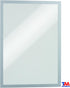 Durable Duraframe Self-Adhesive Magnetic Frame, Silver Tabloid Size 11" x 17", Pack of 2