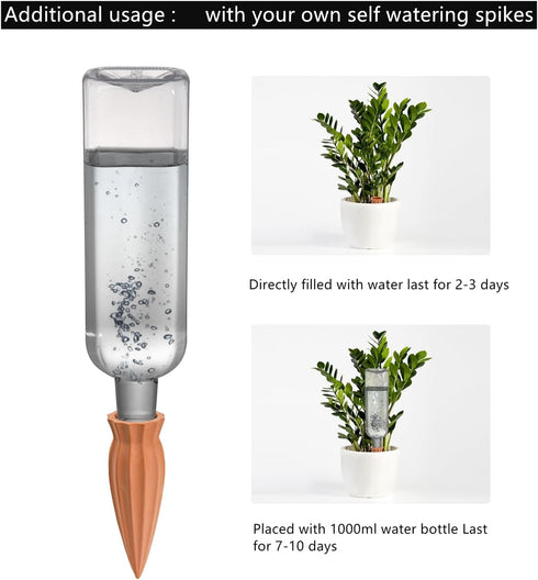 8 Pack 32OZ Yopay Plastic Empty Bottles with Cap, Long Neck Wine Bottles for Liquor BPA-Free, Reusable Beer Soda Olive
