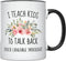 YouNique Designs I Teach Kids to Talk Back SLP Mug, 11 Ounces, Speech Language Pathology Coffee Cup for Women