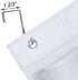 KIMBORA 2 Packs Narrow Over the Door/Wall Shoe Organizer, Small Hanging Rack with Clear Mesh Pocket