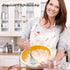 Stainless Steel Spring Coil Whisk, Hand Mixer Kitchen Tool for Mixing, Blending, Beating, Cooking