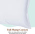 Pillowflex Premium Polyester Throw Pillow Insert - 12x18 - Ultra Soft Large Rectangle Pillow, Couch Sham, 1 Soft
