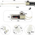DG94-00520A Gas Range Oven Flat Igniter Oven Igniter for Samsung Gas Stove NX58F5500SS,NX58H5600SS,NX58h9500WS,Replaceable WB13K21 2692271 AP5577941 EAP4241428 PS4241428 AP2634719
