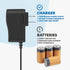 Power Supply for Trash Can, 6V AC Power Adapter for iTouchless 13 Gallon Trash Can, 6.4Ft Long Cord