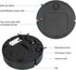 Robot Vacuum Cleaner, 4 in 1 Portable USB Rechargeable Mini Smart Sweeper with 450ml Large Capacity Dust Box