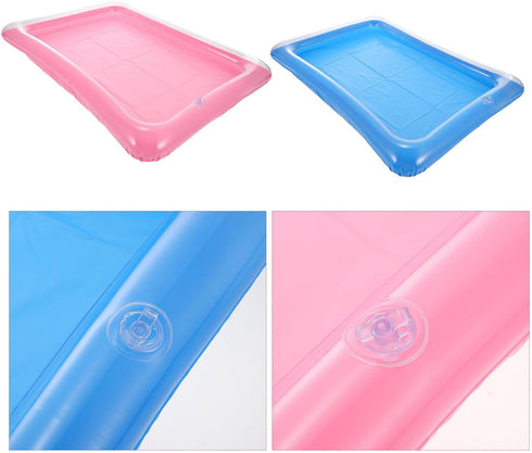 Cabilock 2pcs Water Inflatable Tray, Floating Cooler Drink Cooler for Parties, Buffet Ice Cooler