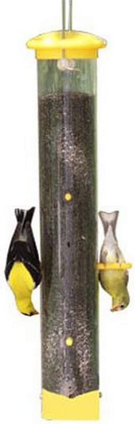 Woodlink NATUBE20NB Audubon Tails Up Nyjer Thistle Finch Wild Bird Feeder, 17.25-Inch,Brown/A by Woodlink