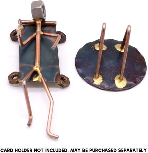 Mechanic Collectible Handmade Metal Art Figurine, Desk Accessories, Trophy, Office Décor, Business Gift