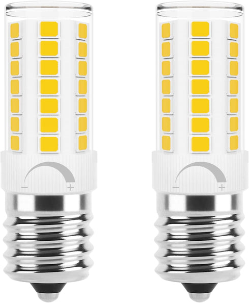 LED Microwave Light Bulb, E17 Dimmable 40W Incandescent Replacement, Natural White 4000K, 2 Pack Appliance Bulb