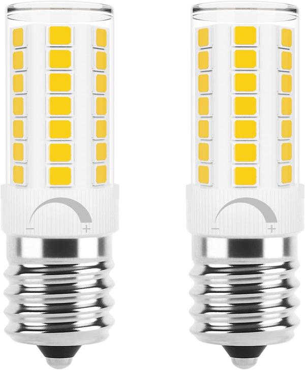 LED Microwave Light Bulb, E17 Dimmable 40W Incandescent Replacement, Natural White 4000K, 2 Pack Appliance Bulb