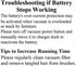 FIVO 3200mAh Replacement RVBAT850 Battery for Shark R75, R85, RV850, RV751, RV761, RV851WV, RV871, 14.4V/14.8V