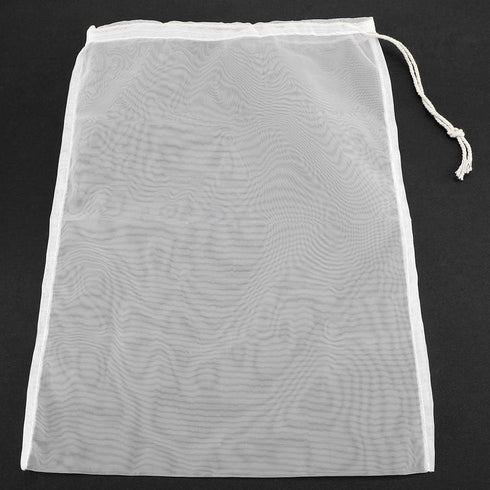 100 Mesh Food Grade Wine Filter Bag, Reusable Home Brew Beer Making Extra Fine Extraction Sack (28x45cm)