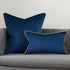 Avigers 20 x 20 Inches Navy Blue Solid Cushion Case, Luxury European Throw Pillow Cover for Couch Bedroom