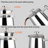 Secura 17-Ounce French Press Coffee Maker, 304 Stainless Steel Insulated with Extra Screen
