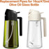 2Pcs 4.72in/12cm 16oz/470ml Set YARRAMATE Spray Straw Replacement for Kitchen Oil Sprayer Bottle, Replacement Pipes