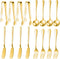 Cheese Butter Spreader Knife Set - 16 Pieces Charcuterie Board Utensils for Jam, Appetizers, and Pastry