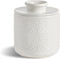 Butter Crock, Ceramic Butter Keeper & Dish with Lid - Keeps Butter