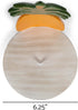 12 inch Elanze Designs Tropical Pineapple Resin and Wood Paper Towel Holder