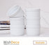 Ramekins Set of 6, 8 oz White Porcelain Dipping Sauce Dishes for Baking, Souffle, and Custard