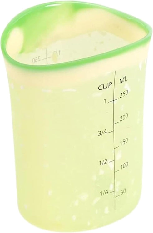 Charles Viancin Lemon Flexible Silicone Measuring Cup - BPA-Free, Food-Grade Silicone, 250 ml