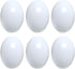Azatemgo 6 Set Pcs Wooden Eggs Fake Chicken White Eggs of Wooden Fake Eggs to Help Lay Chickens