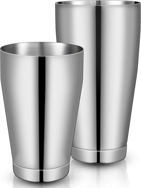 Sabary 2 Pcs Cocktail Shakers Professional Bar Shaker Boston Set Stainless Steel
