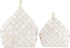 Santa Barbara Design Studio Wood Woven Storage Baskets, Nested Baskets for Home Décor, Set of 2