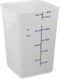 Carlisle FoodService Products Squares Square Food Storage Container, Stackable Design for Catering, 22 Quarts