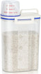 TBMax Rice Container 4 Lbs / 2 Kg Dispenser with Measuring Cup, BPA-Free Plastic Food Storage Holder