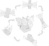 50 Pieces Butterfly Laser Cut Favor Boxes DIY Wedding Birthday Gift Candy Boxes with Ribbons (Skyblue)