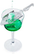 Viski Vintage Style Absinthe Dripper Spoon, Dishwasher Safe Stainless Steel Set of 1, Silver