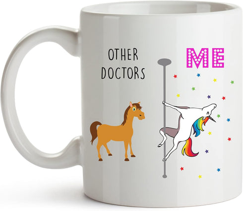 YouNique Designs Doctor Mug - Portable 11 Oz Coffee Mug, Funny Gifts for Doctors, Retirement, Graduation