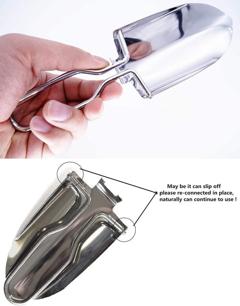 YamaziHD Mini Lightweight Shovels, Foldable Stainless Steel Garden Trowel, Handy Camping Tool for Potting and Gardening