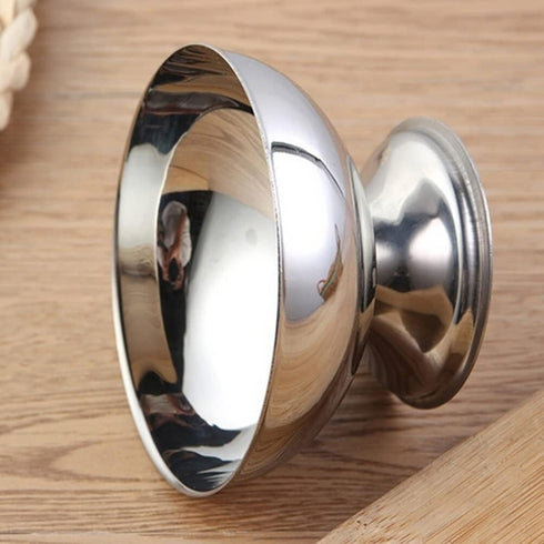DOITOOL 2PCS Stainless Steel Ice Cream Bowls Set, Footed Dessert Cups for Sundae, Ice Cream, Snack