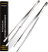 2 Pcs Extra-Long 12-Inch Fine Tweezer Tongs, Stainless Steel