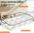 CAKETIME 2 Pack Silicone Muffin Pan, 12 Cups Nonstick with Metal Reinforced Frame and Handle for Baking