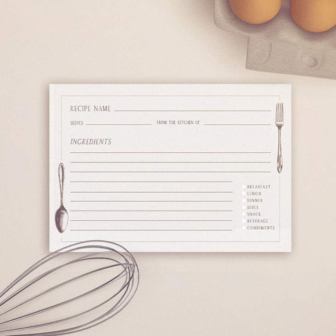 Vintage Kitchen Recipe Cards: 48 Double-Sided Cards, 4x6 Inches