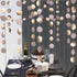 Decor365 Glitter Gold Birthday Decorations - Champagne Gold Party Garland, Circle Streamers, Backdrop for Christmas,