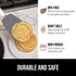 Gorilla Grip Nonstick Silicone Spatula, Heat Resistant, Flexible Head, Stainless Steel Kitchen Spatulas, 2 Pack