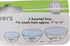 10-Piece Reusable Fitted Elastic Food Bowl Cover Set - Includes 3 Sizes Fitting From 7" to 14" Bowls (1 Set) by Handy Housewares