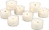 Stonebriar 48 Count White Unscented Smokeless Long Burning Clear Cup Tea Light Candles with 8 Hour Burn Time