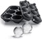 Glacio Ice Cube Molds – Large Silicone Ice & Sphere Mold Combo with Built-In Easy-Fill Funnel for Cocktails & Bourbon