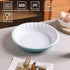 Sweejar Ceramic 10.4 Inches Pie Pan for Baking, Deep and Fluted Porcelain Round Pie Dish, Non-Stick Pie Plate for Pumpkin Pie, Apple Pie, Pie Pots with Morden Farmhouse Design (Turquoise) by Sweejar