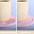 4.8" Set 2 Sakura Pink Cotton Coasters for Drinks of Soft Absorbent Fabric Drink Pads for Coffee Cups, Boho Pastel Mug