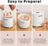 Mojoco Rapid Egg Cooker - Mini Electric Egg Boiler for Steamed, Hard Boiled, Soft Boiled Eggs, Home Kitchen Use