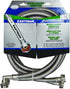 Eastman Washing Machine Connector, Pack of 2, 3/4 Inch FHT Connection, 5 Foot Braided Stainless Steel Hoses