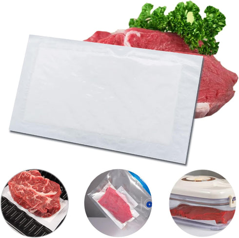 Meat Absorbent Pads 4x7 inch Dri Lock 60 Grams, White Meat Soaker Pads for Vacuum Sealer Bags (80pcs)