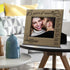 BELLA BUSTA 15 Years of Marriage Happy Anniversary Engraved Leather Picture Frame, 5 x 7 Horizontal