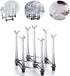 Marbrasse Retractable Cup Drying Rack, Drinking Glass and Sports Bottle Drainer Stand for Kitchen Countertop, 2p