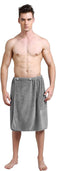 24inch 63inch SINLAND Microfiber Mens Bath Wrap Water Absorbent Quick Dry Spa Sauna Wrap Around Towel Bath Towels